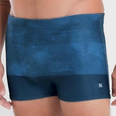 Imagem de Sunga Boxer Estampada Com Listras-Masculino