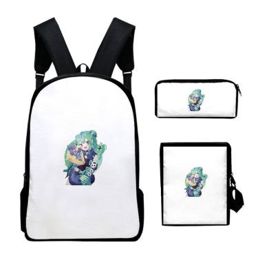 Imagem de Conjunto de mochilas Virtuals Anchors Cartoon Kids School Nylon