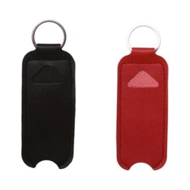 Imagem de Capa Protetora Portátil De Couro PU Para Chaveiro, Para Protetor Labia