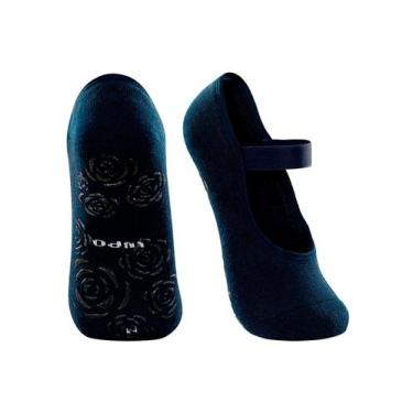 Imagem de Meia Sapatilha Lupo 04945-068 Feminina Antiderrapante Algodão T. 34/39