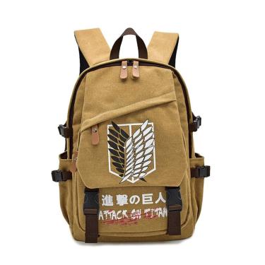 Imagem de Mochila escolar Attack on Titan Anime para crianças