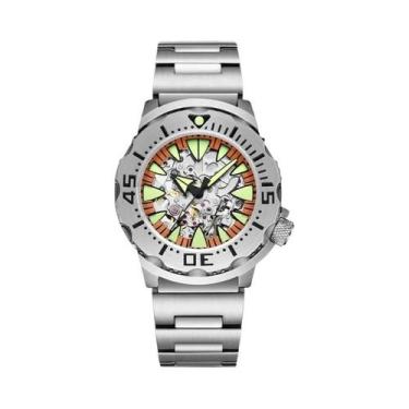 Imagem de Relógio Automático Luxuoso Masculino Com Vidro De Safira Luminosa Para