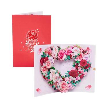 Imagem de Cartões De Aniversário Florais Com Orquídeas Cymbidium, Cartão Pop-up 