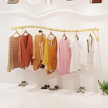 Imagem de Suporte de parede para roupas, suporte de exibição, suporte de parede para varão, loja de roupas, organizador de pendurar comercial, prateleira de armazenamento para pano de organização de varejo