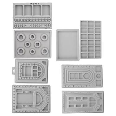 Imagem de aqxreight Pulseira Design Bandeja Manual Diy Colar Pulseira Design Fazendo Ferramenta Beading Jóias Fazendo Placa Beading Os Estilos Podem a Bandeja para Profissionais Ajudar a Ferramenta Diferente