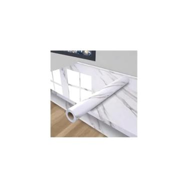 Imagem de Papel de Parede Adesivo PVC Estampa Tela Cinza, 5 Metros x 60cm, Impermeável, Autoadesivo, para Decoração de Ambientes