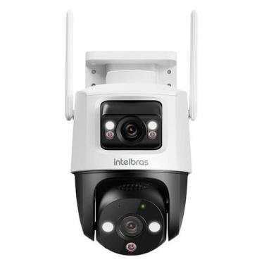 Imagem de Câmera Externa iM9+ com Duas Lentes Visão Noturna e Áudio Bidirecional