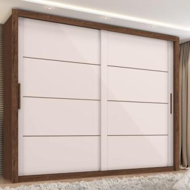 Imagem de Guarda Roupa Casal 2 Portas de Correr Imperador Plus Zanzini, Jacarand