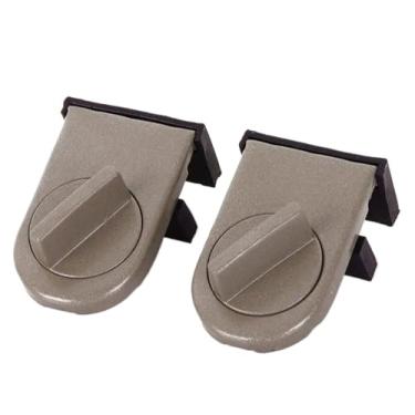 Imagem de Fechaduras de porta de janela de metal, fechaduras de corrente de janela, kits de trava de janela de metal, fácil instalação, ferragens domésticas para janelas, portas, geladeiras, armários, cercas