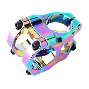 Imagem de Mesa de guidão MTB 31,8mm para bicicleta de estrada/montanha, ponte curta, potência, liga de alumínio, ultraleve.(Colorful)