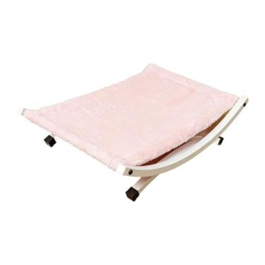 Imagem de Stgfyxgs Cama Tipo Rede para Gatos, Almofada Moderna para Descanso de Filhotes, Almofada Elevada para Gatinhos, Cães Pequenos E Gatos, Rosa