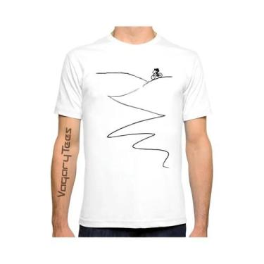 Imagem de Camiseta Masculina De Verão Com Estampa MTB Para Ciclismo Downhill Cas