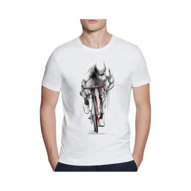 Imagem de Camiseta Masculina De Verão Com Estampa MTB Para Ciclismo Downhill Cas