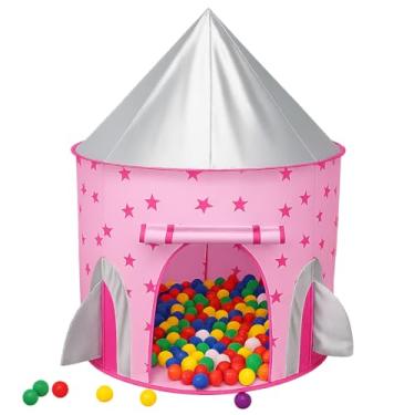 Imagem de Barraca Infantil Premium Dobrável para Crianças – Tenda Divertida para Meninas Lúdica Indoor e Outdoor em Poliéster Resistente – Cabana Educativa Espaçosa 105cm x 130cm para Brincar e Ler