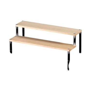 Imagem de Suporte Expositor Multifuncional Transparente De Madeira Para Perfumes