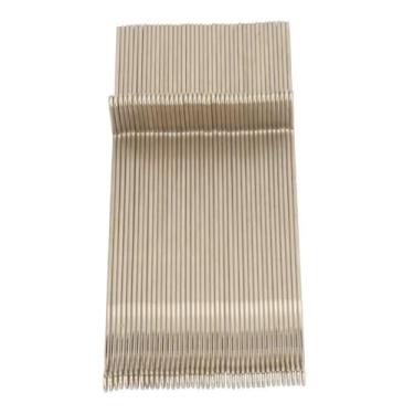 Imagem de Agulhas para máquina de tricô 40 unidades, acessórios de ferramentas de tecelagem de aço de alta dureza, substituição perfeita para máquina de tricô modelo KH230 tecelão 14,2 cm