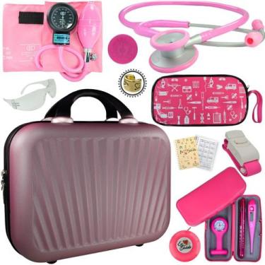 Imagem de Kit Bic Completo Estetoscopio Luxo Estagio Top Promoção - Love Saude, 