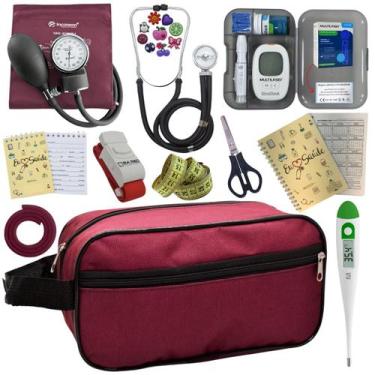 Imagem de Kit Enfermagem Completo Top + Medidor Glicose  - PREMIUM, P.A. Med, IN