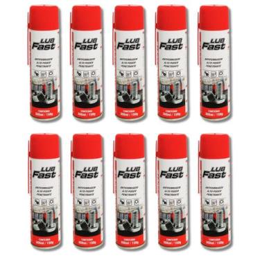 Imagem de 10 Desengripantes Antiferrugem 300ml Lubrificante Spray Anticorrosivo 