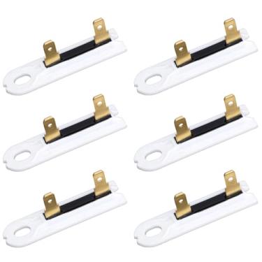 Imagem de Conjunto de 6 Fusíveis Térmicos para Máquina Secar Roupa Referência 3392519, Compatíveis com as Máquinas Secar Roupa Roper Crosley e Estate Substitui os Números de Peça 3388651 e 694511
