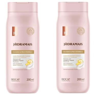 Imagem de kit 2 Creme Loção Corporal Hidramais Colágeno Ultra e Vitamina E 200ml