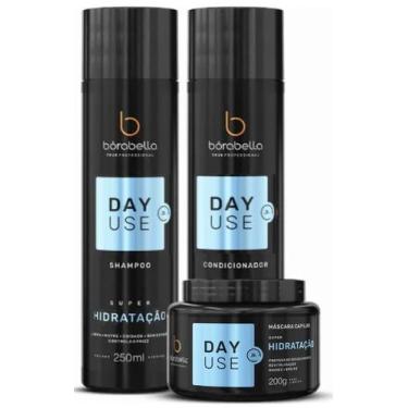 Imagem de Kit Shampoo Condicionador 250ml Mascara Borabella Hidratação