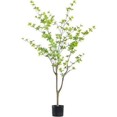 Imagem de Plantas falsas, planta artificial, árvore artificial, sino japonês, cavalo, planta em vaso, planta verde falsa, decoração para sala de estar, escritório, casamento, plantas artificiais para ambientes