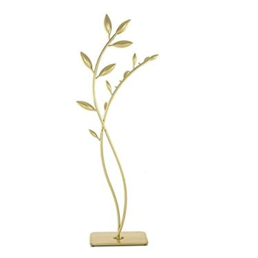 Imagem de SLGGPJBU Cabideiro, cabideiro, cabideiro, feito de metal, fácil de montar, suporte de dois polos para sala de estar, quarto, corredor, cabideiro de roupas