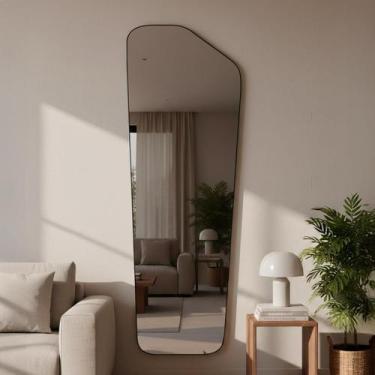 Imagem de Espelho Corpo Inteiro Moderno Do Pinterest 70x170 Mod. Texas - REI DOS