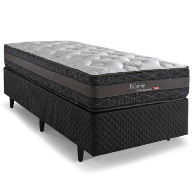 Imagem de Cama Box de Solteiro Herval Palermo, Molas Ensacadas, 67x88x188 cm