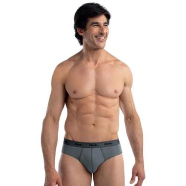 Imagem de Cueca Mash Slip Algodão Basic - 073.58, Cinza chumbo, G