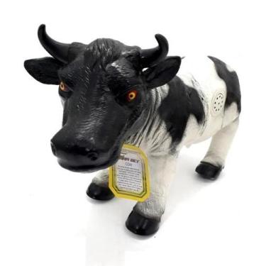 Imagem de Vaca De Vinil Com Som A Bateria 34,5X19,5Cm - toys