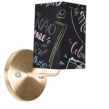 Imagem de Arandela New Cobre De Cupula Quadrada Giz - MARRYLUZ