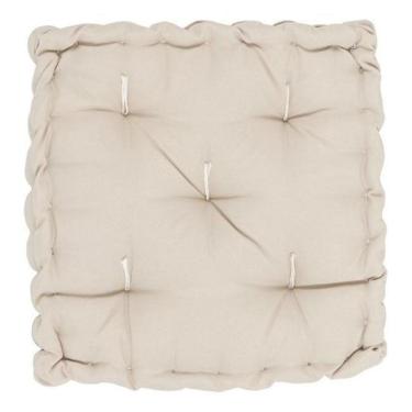Imagem de Almofada Futon Alto Conforto 40X40Cm Sofisticada - Bege