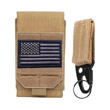 Imagem de Bolsa Tática Molle Laser EDC Para Cinto, Bolsa De Cintura Para Celular