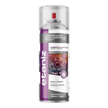 Imagem de Lubrificante De Corrente De Moto Spray Etaniz 300ml