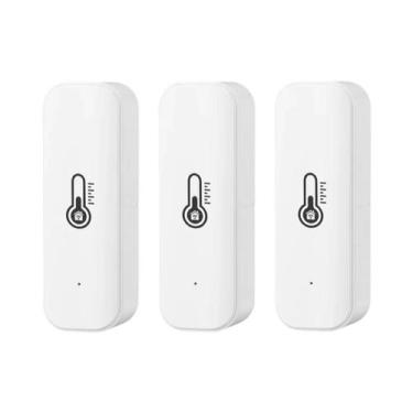 Imagem de Sensor De Temperatura E Umidade WiFi Inteligente, Higrômetro Interno C