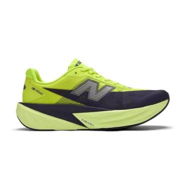 Imagem de New Balance FuelCell Rebel V5 Tênis masculino, Verde alcalino/Boysenberry, 39