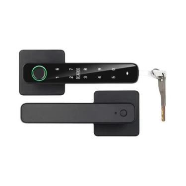 Imagem de Fechadura Digital Inteligente Com Teclado, Impressão Digital E Cartão 