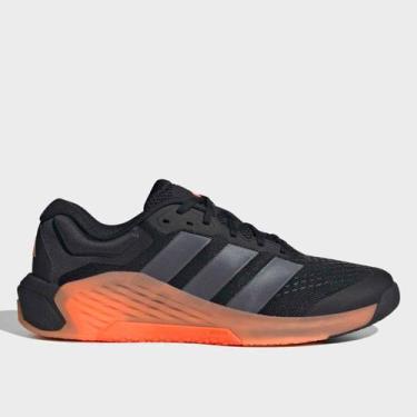 Imagem de Tênis Adidas Dropset 4 Power Trainer Masculino, Preto, Laranja, 41