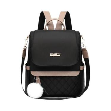 Imagem de Mochila Feminina De Moda Com Alças Ajustáveis, Fechamento Com Zíper, F