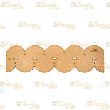 Imagem de Régua Para Barrado Duplo Redonda M