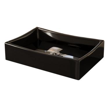 Imagem de Kit Cuba Dalla Preta Com Valvula Click Inox Black