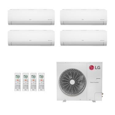 Imagem de Ar-Condicionado Multi Split Inverter LG 48.000 (3x Evap HW 9.000 + 1x Evap HW 18.000) Só Frio 220V								
