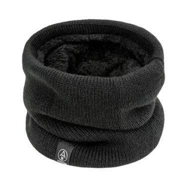 Imagem de Cachecol De Inverno Unissex Tricotado, Protetor De Pescoço À Prova De 