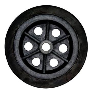 Imagem de Roda De Borracha 5 Maciça Miolo De Plástico Até 50 kg * 7860 - DIV.