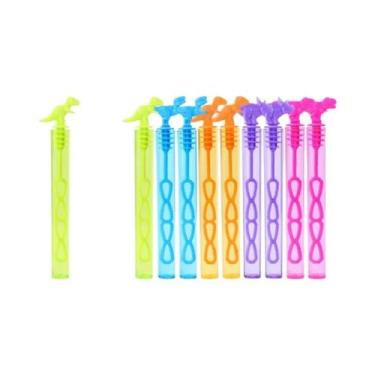 Imagem de Brinquedo De Dinossauro Com Tubo De Bolhas De Sabão Para Crianças, Dec
