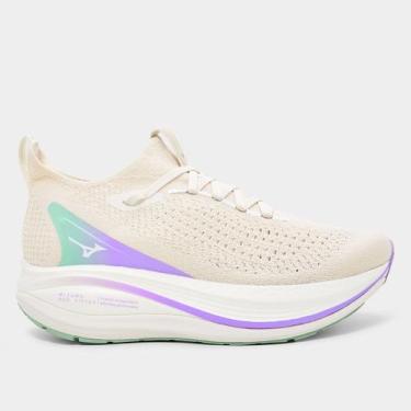 Imagem de Tênis Mizuno Neo Vista 2 Feminino, Off white, Verde, 38