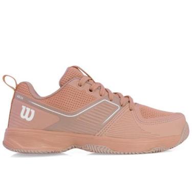 Imagem de Tênis Wilson Ace 3.0 - Clay - Saibro - Coral e Branco, 35