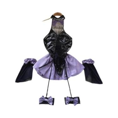 Imagem de Vestido De Noite Sem Mangas Em Renda Floral Para Mulheres, Com Tanga, 